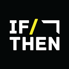 If/Then Shorts logo with white and yellow text on a black square background. 